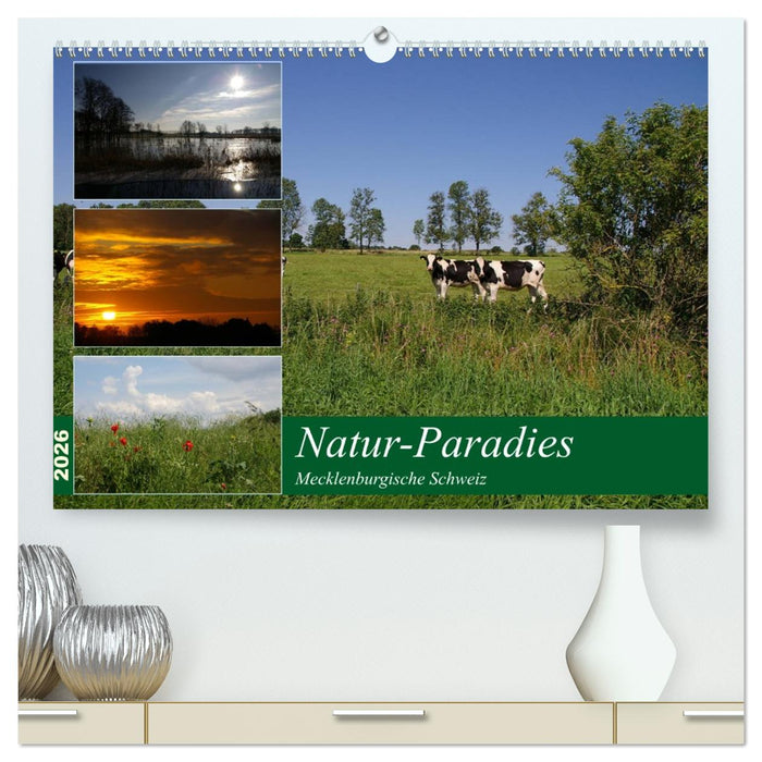 Natur-Paradies Mecklenburgische Schweiz (CALVENDO Premium Wandkalender 2026)