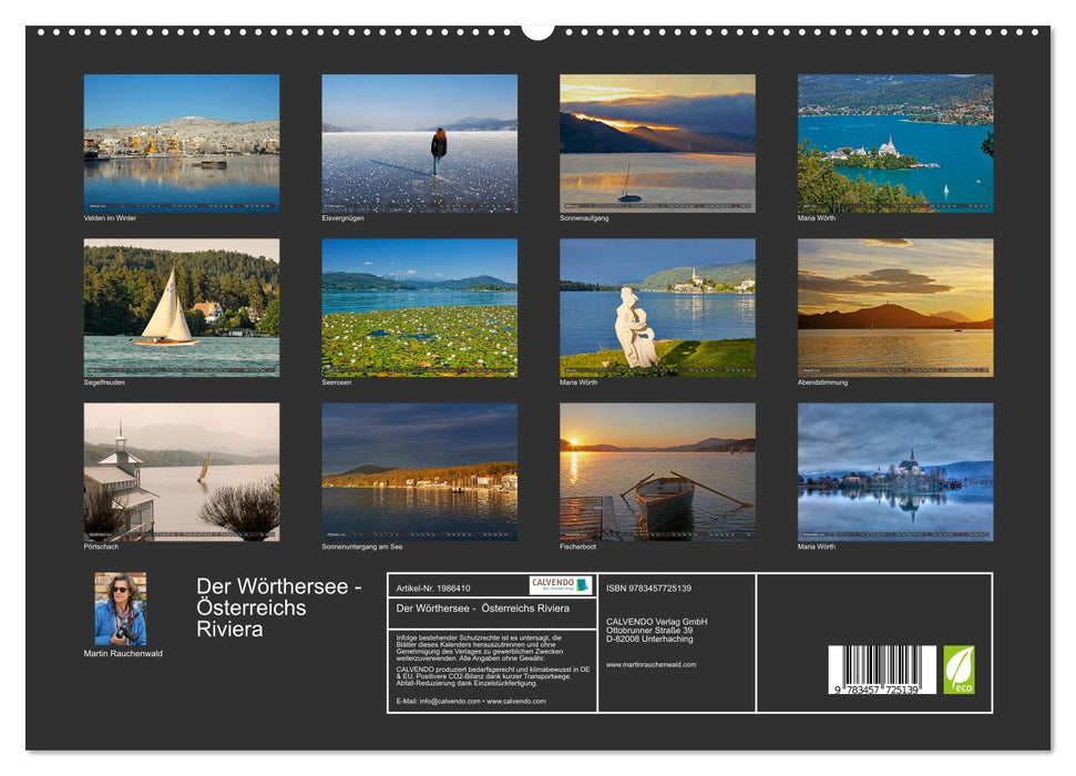 Der Wörthersee - Österreichs Riviera (CALVENDO Premium Wandkalender 2026)