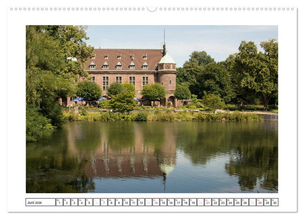 Burgen und Schlösser im nördlichen Ruhrgebiet (CALVENDO Premium Wandkalender 2026)