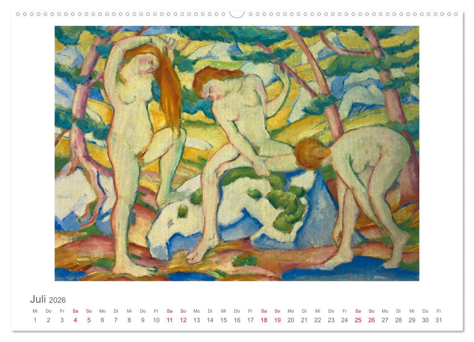 Franz Marc 2026 (CALVENDO Premium Wandkalender 2026)