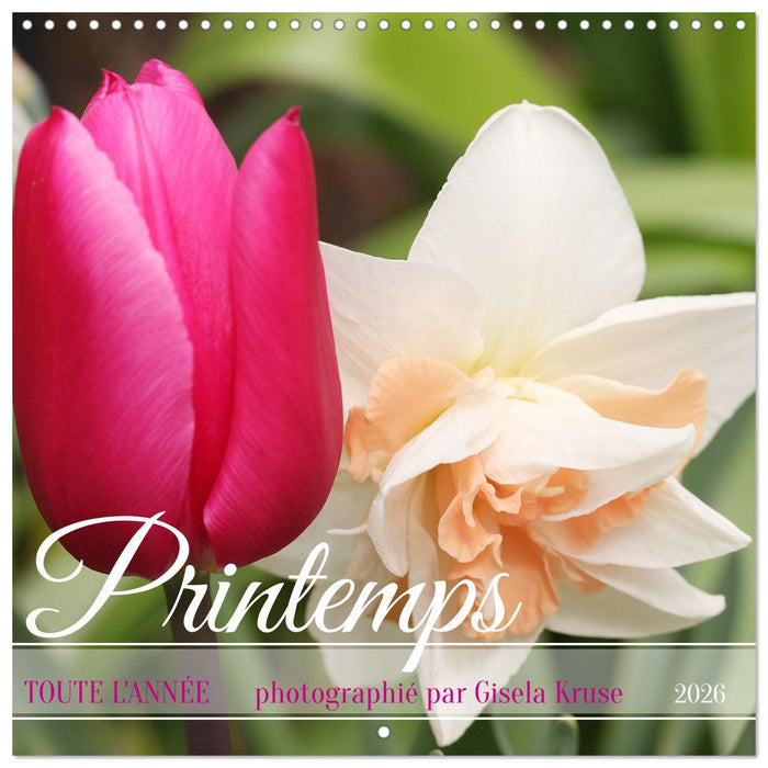 Printemps toute l'année (CALVENDO Calendrier mensuel 2026)