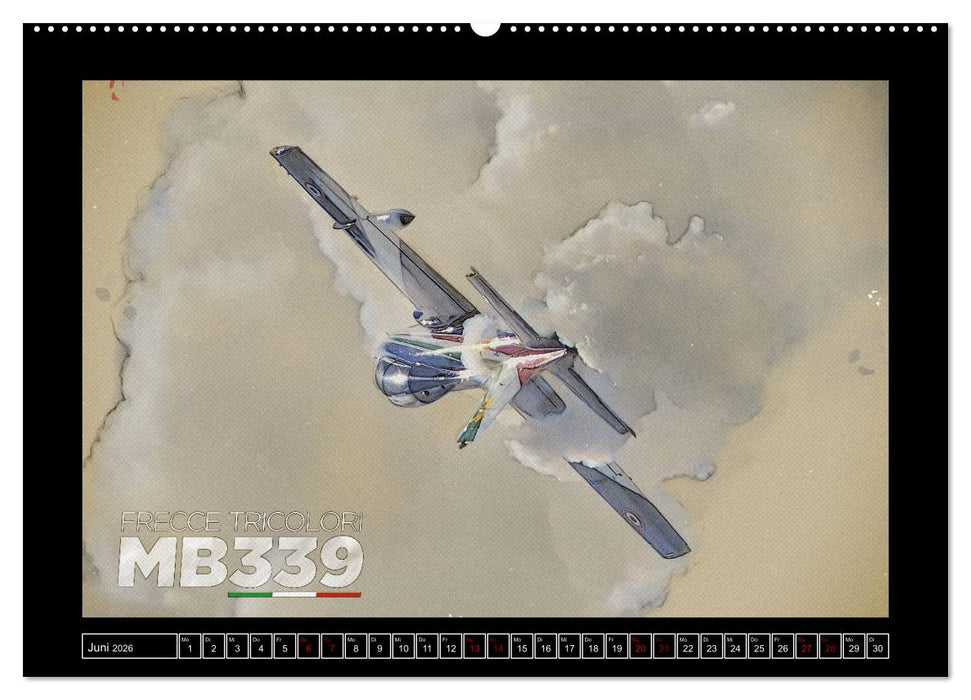 Aero Action Art - Luftfahrt Kunst (CALVENDO Premium Wandkalender 2026)