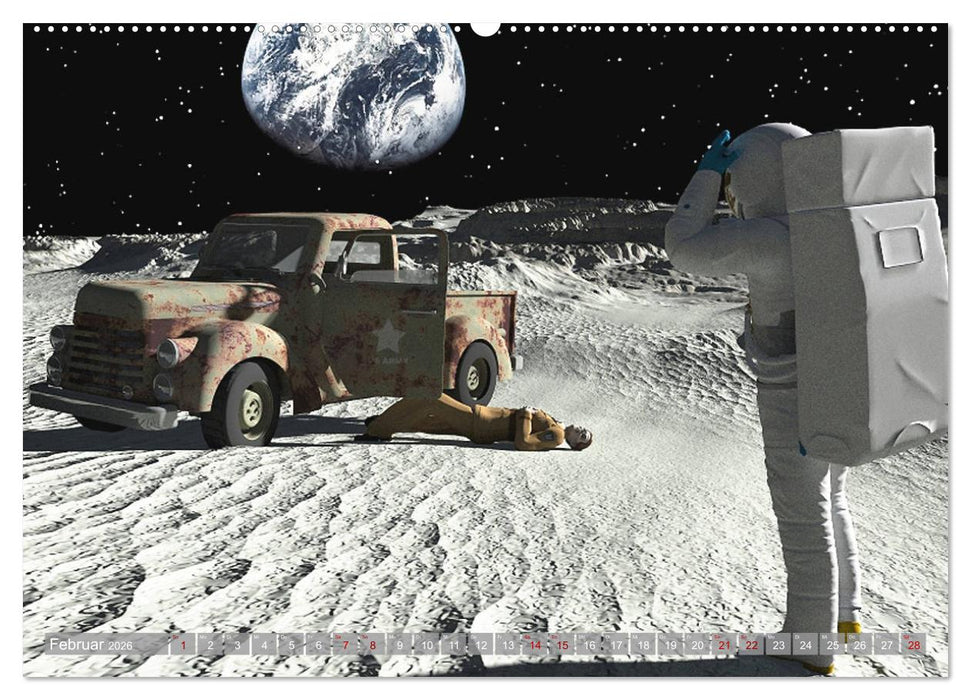 Science Fiction Visionen (CALVENDO Wandkalender 2026)