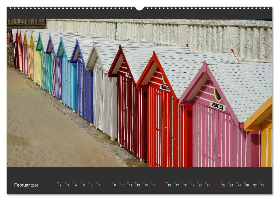 Normandie - Raue Küste und malerische Hafenstädte (CALVENDO Premium Wandkalender 2026)