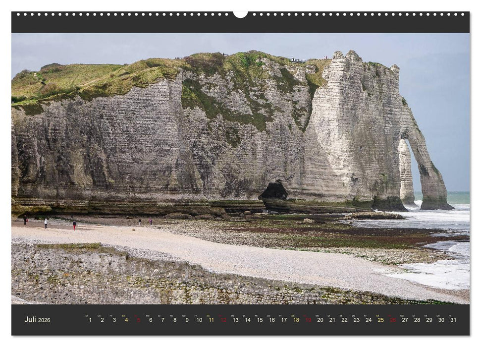 Normandie - Raue Küste und malerische Hafenstädte (CALVENDO Premium Wandkalender 2026)