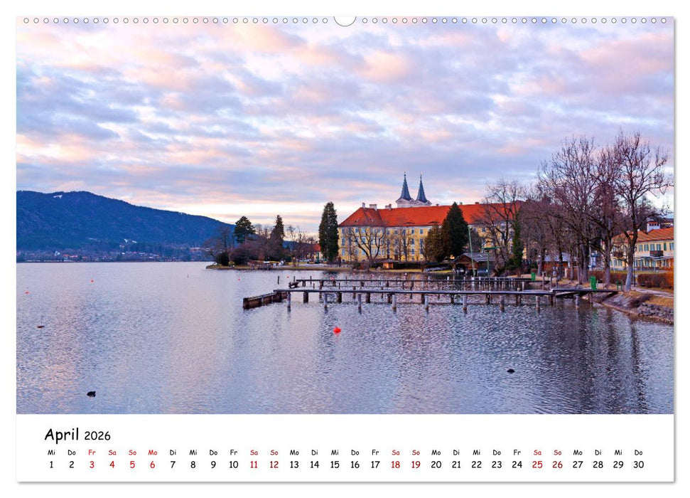 Winterstimmung am Tegernsee (CALVENDO Wandkalender 2026)