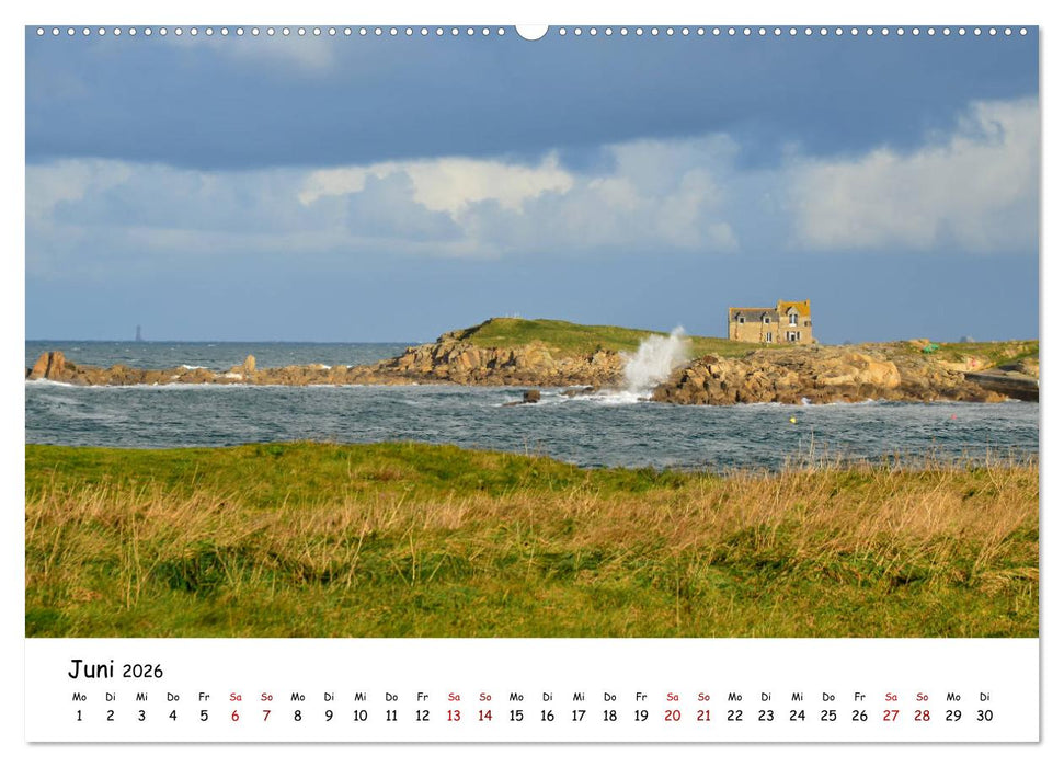 Bretagne. Département Finistère - Côte des Abers (CALVENDO Premium Wandkalender 2026)