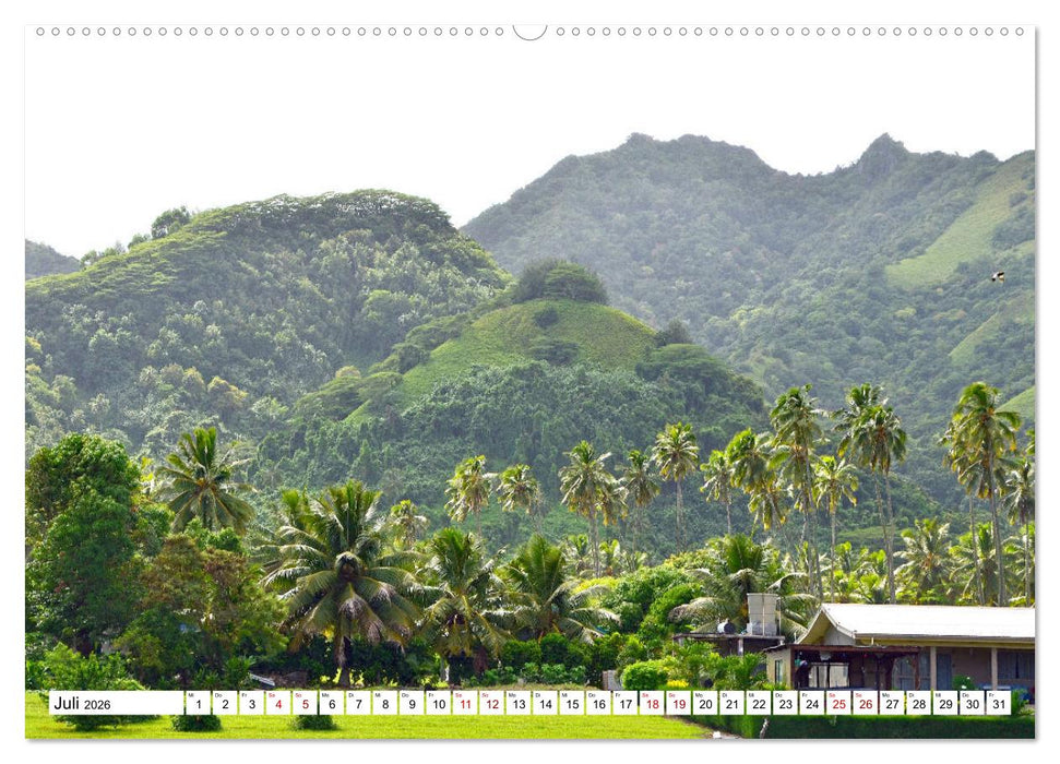 Rarotonga - Trauminsel im Südpazifik. (CALVENDO Premium Wandkalender 2026)