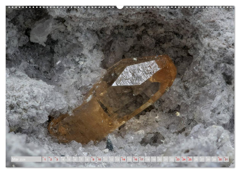 Faszination Mineralien (CALVENDO Premium Wandkalender 2026)