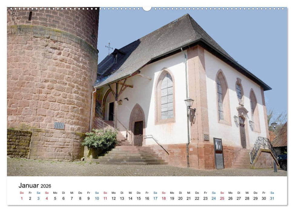 Ottweiler - Barockperle im Saarland (CALVENDO Premium Wandkalender 2026)