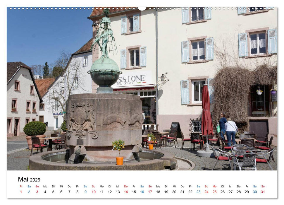 Ottweiler - Barockperle im Saarland (CALVENDO Premium Wandkalender 2026)