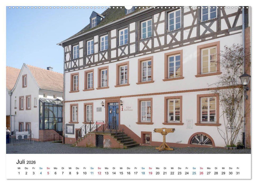 Ottweiler - Barockperle im Saarland (CALVENDO Premium Wandkalender 2026)