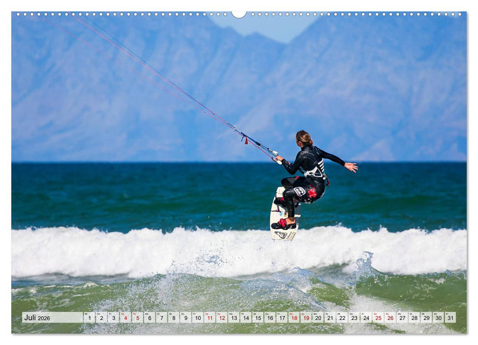 Kitesurfen - Action pur (CALVENDO Premium Wandkalender 2026)