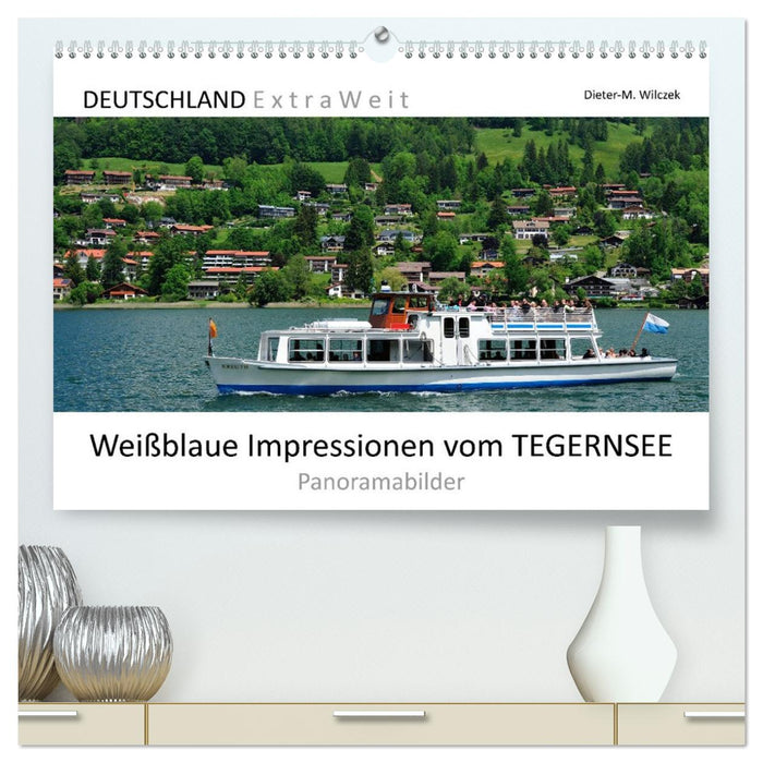 Weißblaue Impressionen vom Tegernsee (CALVENDO Premium Wandkalender 2026)