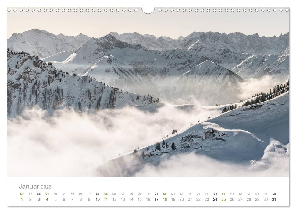Berge - Die Schönheit der Alpen (CALVENDO Wandkalender 2026)