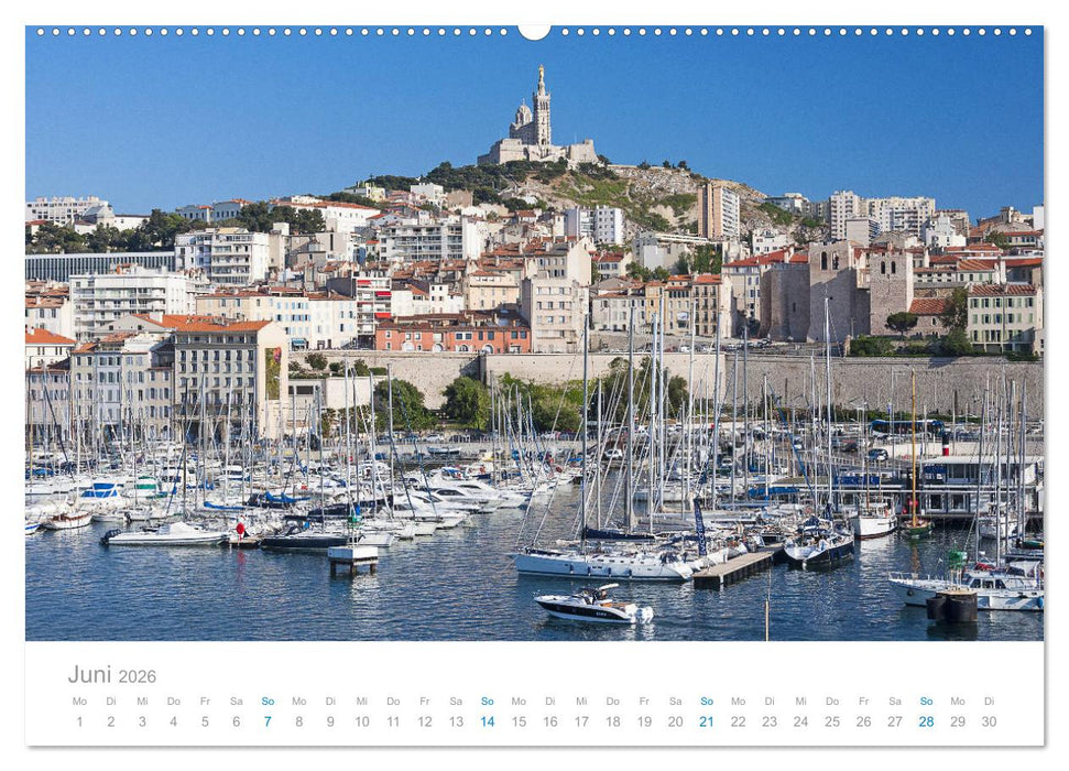 Marseille Maritime Metropole (CALVENDO Premium Wandkalender 2026)