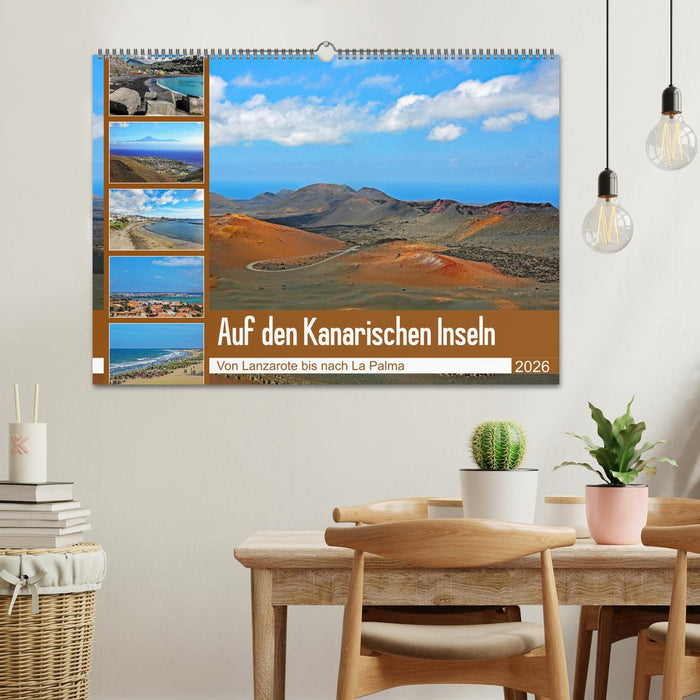 Auf den Kanarischen Inseln (CALVENDO Wandkalender 2026)