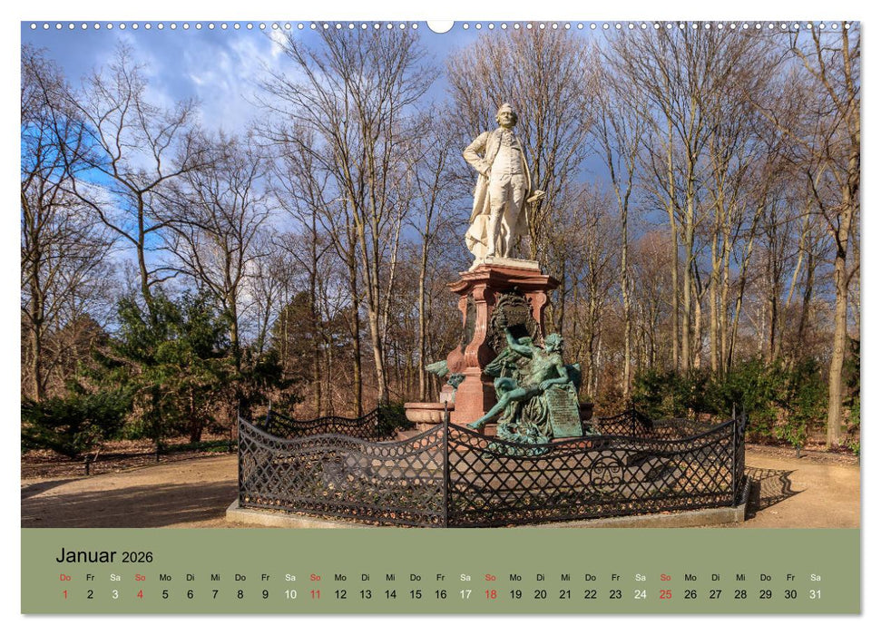 Großer Tiergarten Berlin - Von Dichtern und Komponisten (CALVENDO Premium Wandkalender 2026)