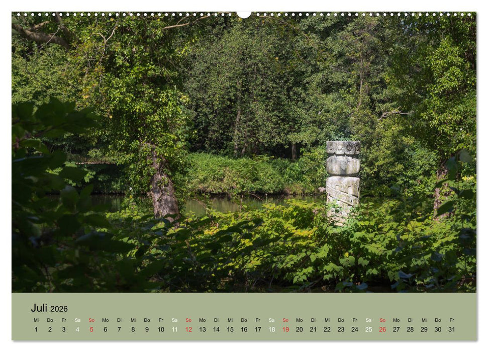 Großer Tiergarten Berlin - Von Dichtern und Komponisten (CALVENDO Premium Wandkalender 2026)