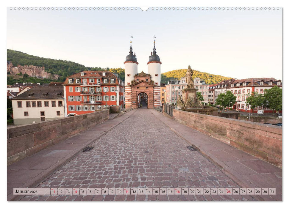 Heimweh nach Heidelberg - Die romantische Stadt am Neckar (CALVENDO Premium Wandkalender 2026)