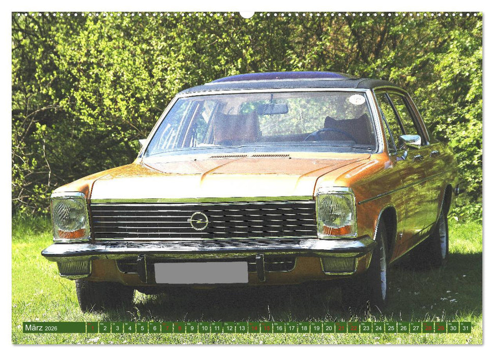 Opel Oldtimer mit dem Blitz (CALVENDO Wandkalender 2026)
