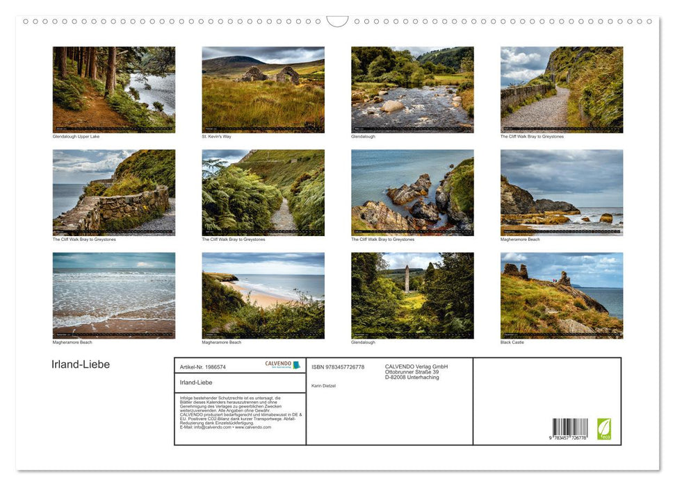 Irland-Liebe (CALVENDO Wandkalender 2026)