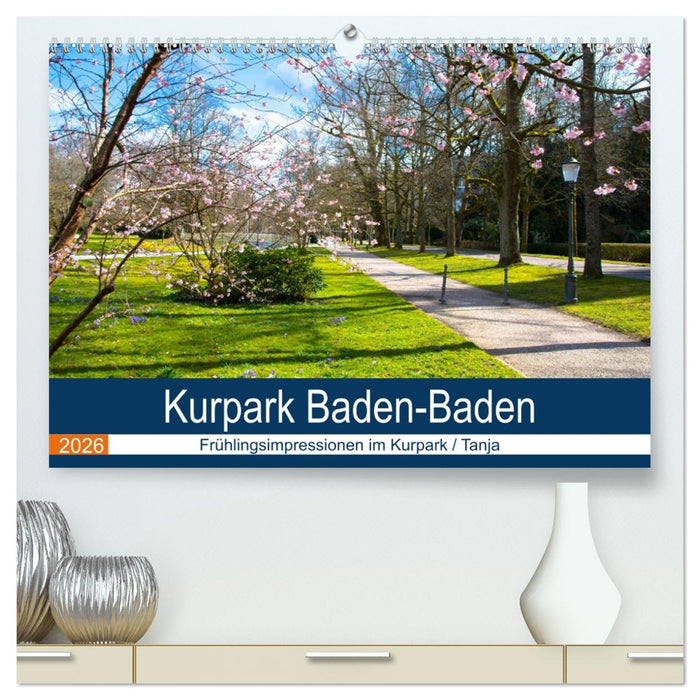 Kurpark Baden-Baden (CALVENDO Premium Wandkalender 2026)