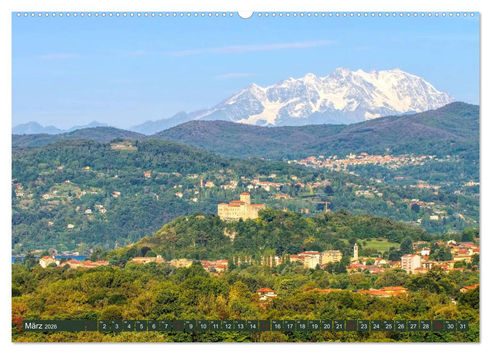 Lago Maggiore - Bezaubernde Orte am Ostufer (CALVENDO Premium Wandkalender 2026)