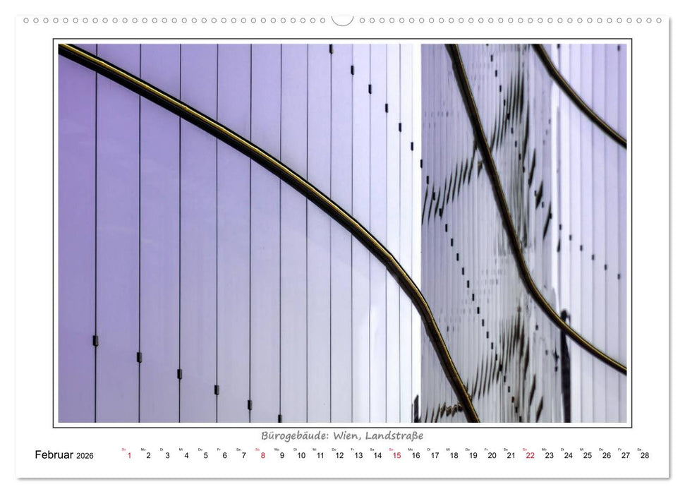 Details zeitgenössischer Architektur (CALVENDO Premium Wandkalender 2026)