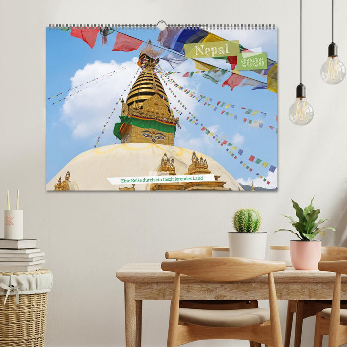 Nepal Eine Reise durch ein faszinierendes Land (CALVENDO Wandkalender 2026)