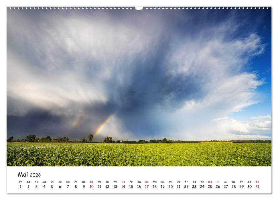 Gewitterwelten (CALVENDO Premium Wandkalender 2026)