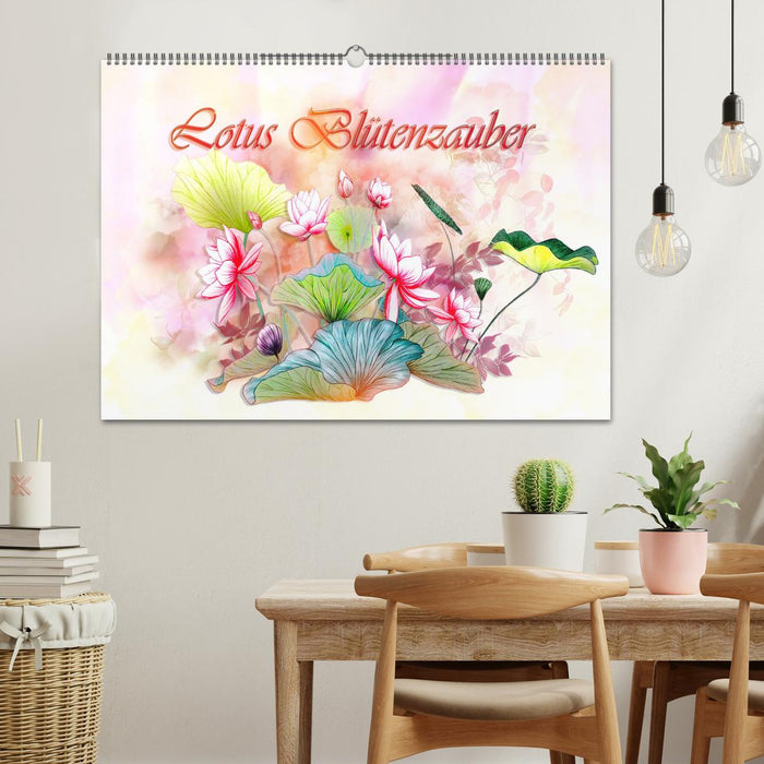 Lotus Blütenzauber (CALVENDO Wandkalender 2026)