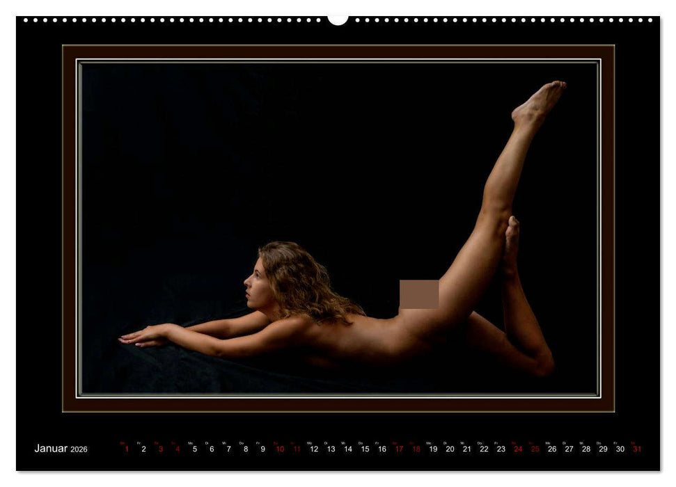 Hüllenlos in gewagten Posen (CALVENDO Premium Wandkalender 2026)