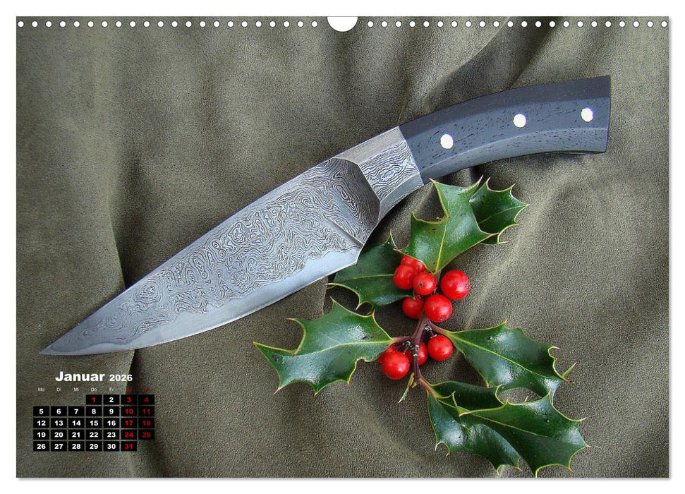 Messer - Leidenschaft in Stahl (CALVENDO Wandkalender 2026)