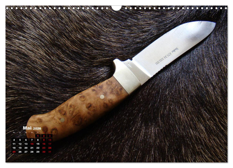 Messer - Leidenschaft in Stahl (CALVENDO Wandkalender 2026)