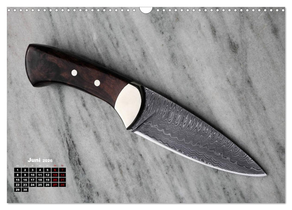 Messer - Leidenschaft in Stahl (CALVENDO Wandkalender 2026)