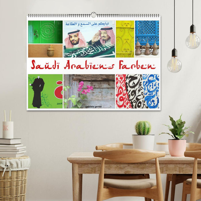 Saudi Arabiens Farben (CALVENDO Wandkalender 2026)