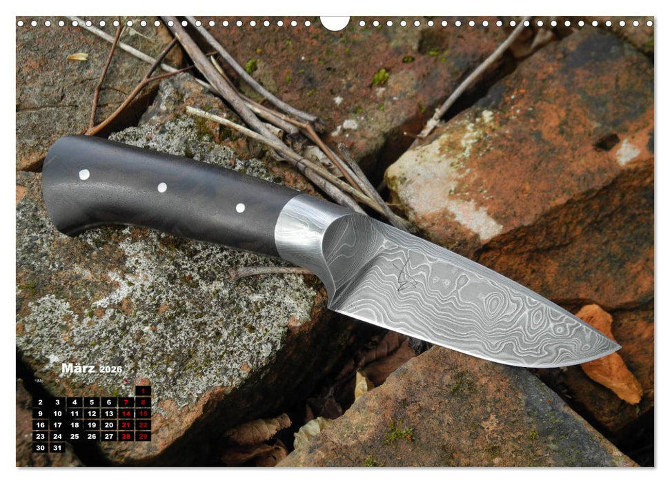 Messer - Leidenschaft in Stahl (CALVENDO Wandkalender 2026)