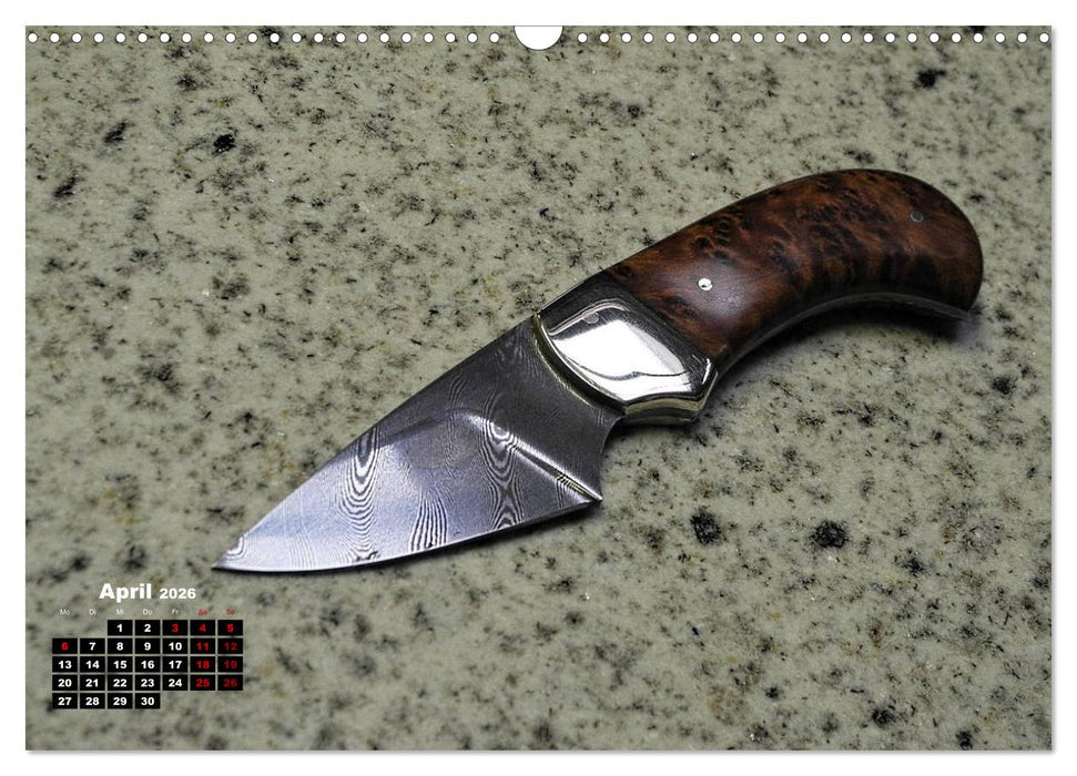 Messer - Leidenschaft in Stahl (CALVENDO Wandkalender 2026)