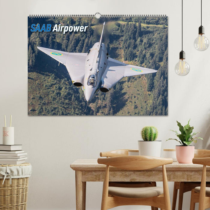 Saab Airpower (CALVENDO Wandkalender 2026)