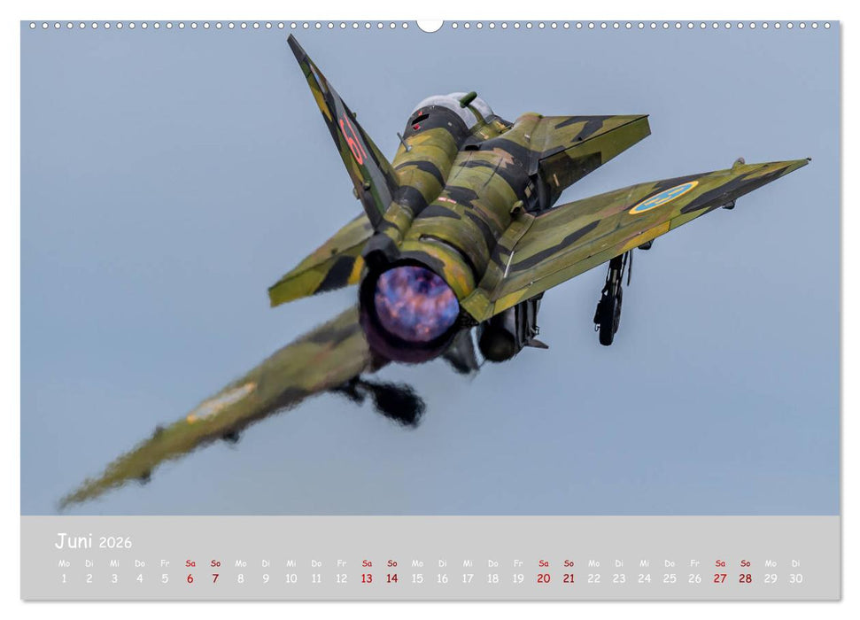 Saab Airpower (CALVENDO Wandkalender 2026)