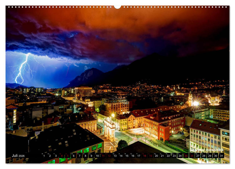 Tirol 2026 - die schönsten Plätze (CALVENDO Premium Wandkalender 2026)