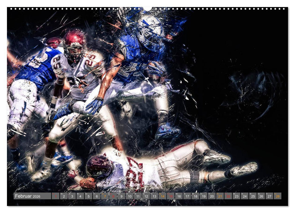 American Football - so cool (CALVENDO Premium Wandkalender 2026)
