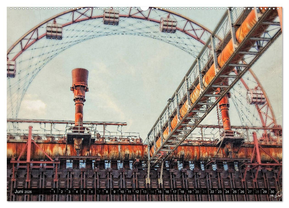 Ruhrpott - Kunstvolle Ansichten (CALVENDO Premium Wandkalender 2026)