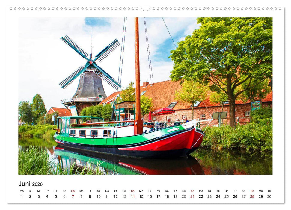 OSTFRIESLAND Weites Land hinterm Deich (CALVENDO Premium Wandkalender 2026)