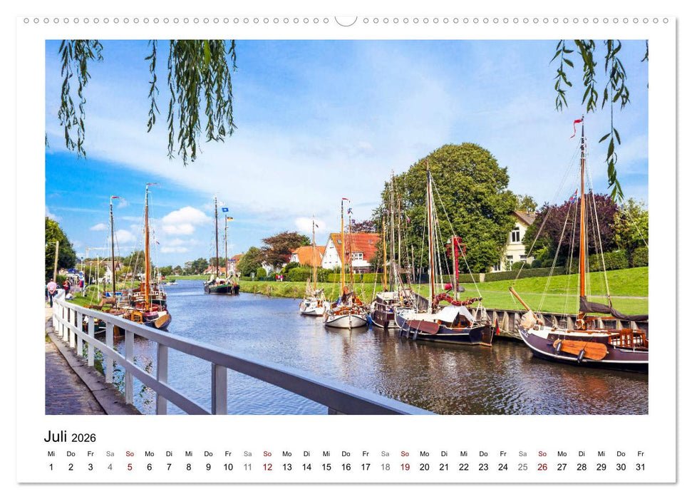 OSTFRIESLAND Weites Land hinterm Deich (CALVENDO Premium Wandkalender 2026)