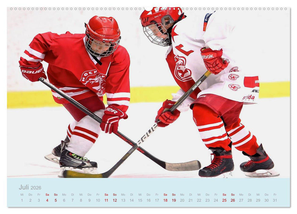 Eishockey! Schneller, härter, das Powergame! (CALVENDO Premium Wandkalender 2026)