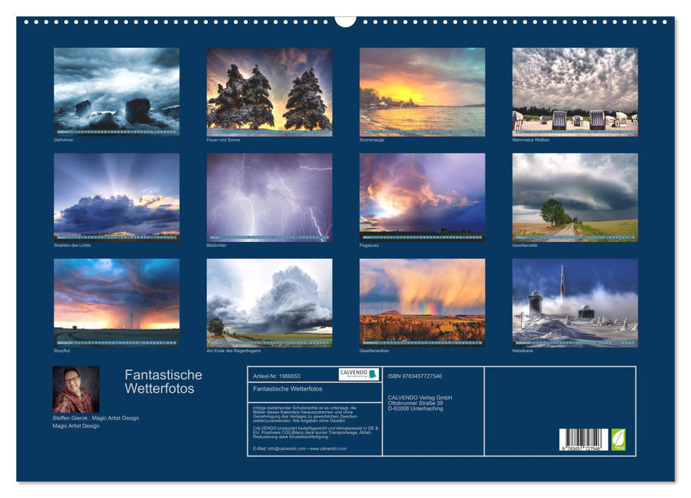 Fantastische Wetterfotos (CALVENDO Wandkalender 2026)