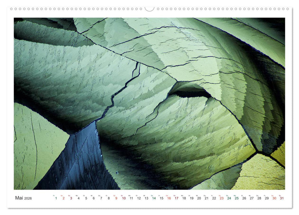 Fantastische Welten Mikrokristalle (CALVENDO Premium Wandkalender 2026)