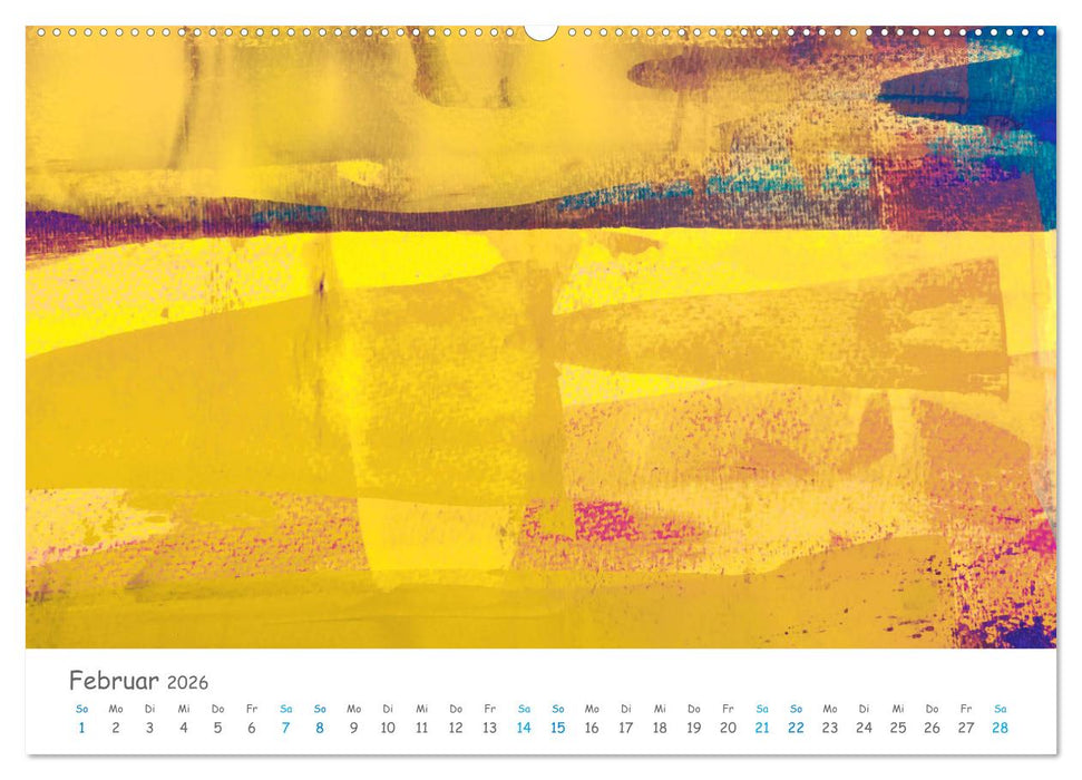 Colorpop - Joyful, abstract. multicolored (CALVENDO Wandkalender 2026)